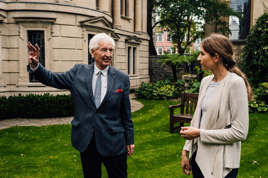 Lord D
onaghue interviewed at Lincoln College Oxford